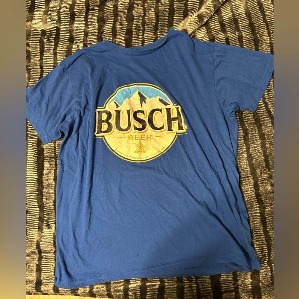 Size large Busch t shirt